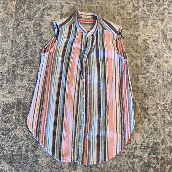 Multi color button down shirt - Picture 1 of 4